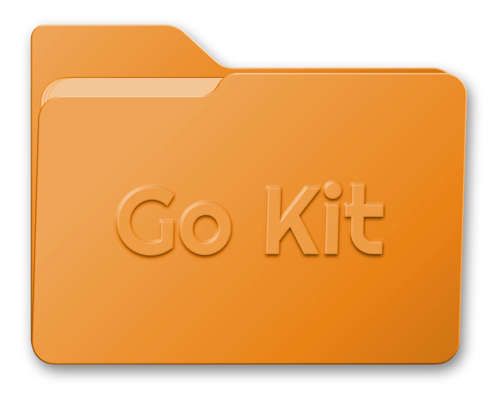 Icona della cartella Go Kit di Illustrawaves: pacchetto grafico intermedio per branding e illustrazioni coordinate a Verona.